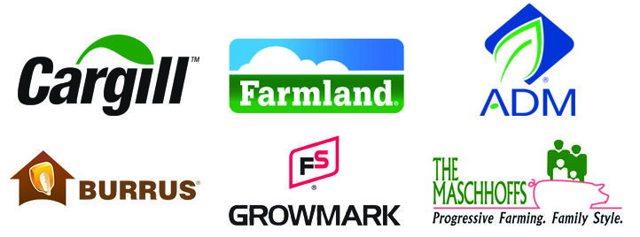 Cargill、Farmland、ADM、Burrus、Growmark和Mashoffs