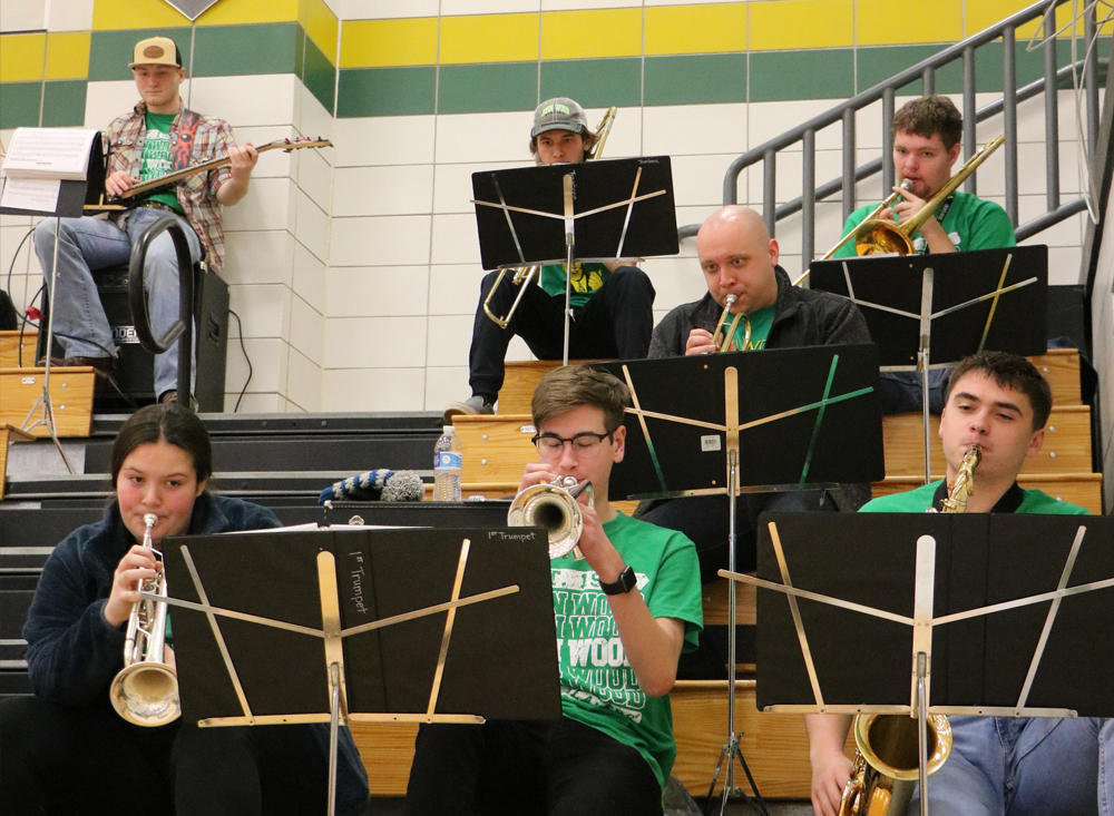 pep-band JWCC学生参加pb带